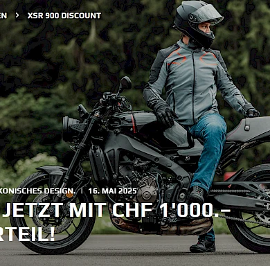 Rabatt auf die XSR900 MY22!